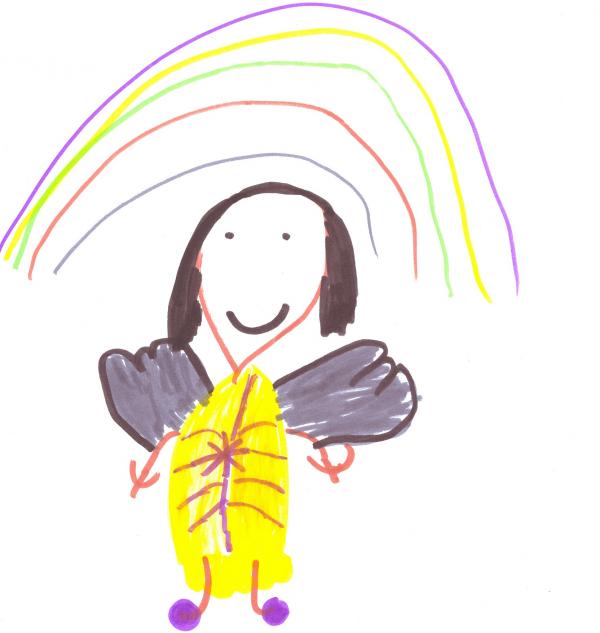 Iris rainbow picture