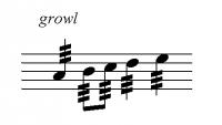 Flute growl